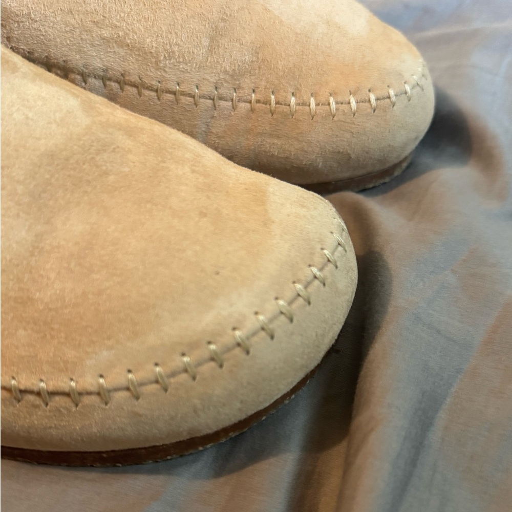 Jenni Kayne Suede Shearling Mule Clogs Made in Italy - Picture 6 of 8